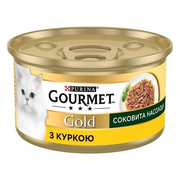 Влажный корм для кошек Gourmet Gold Сочное наслаждение с курицей 85 г