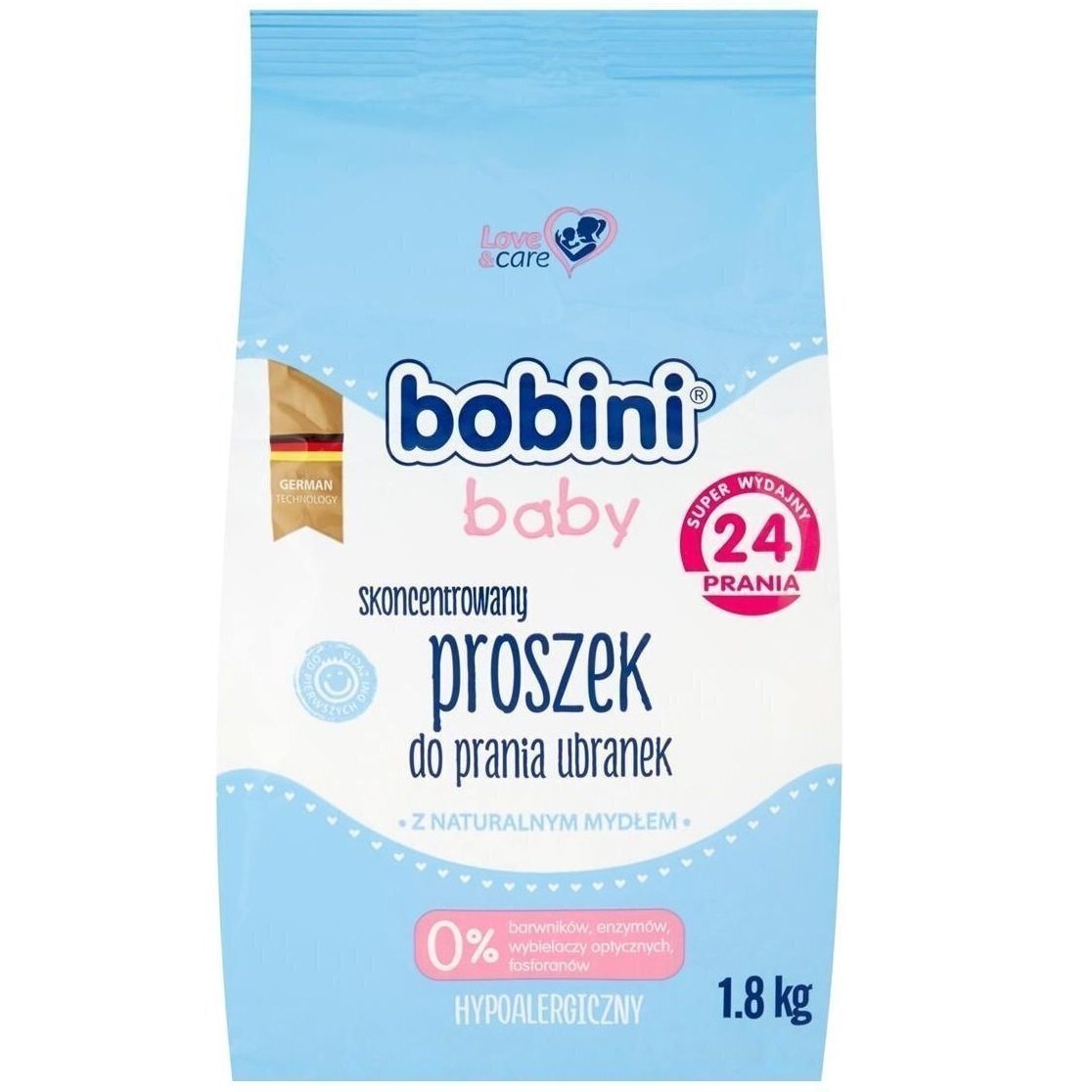 Порошок для стирки Bobini Baby Universal 1,8кг фото 