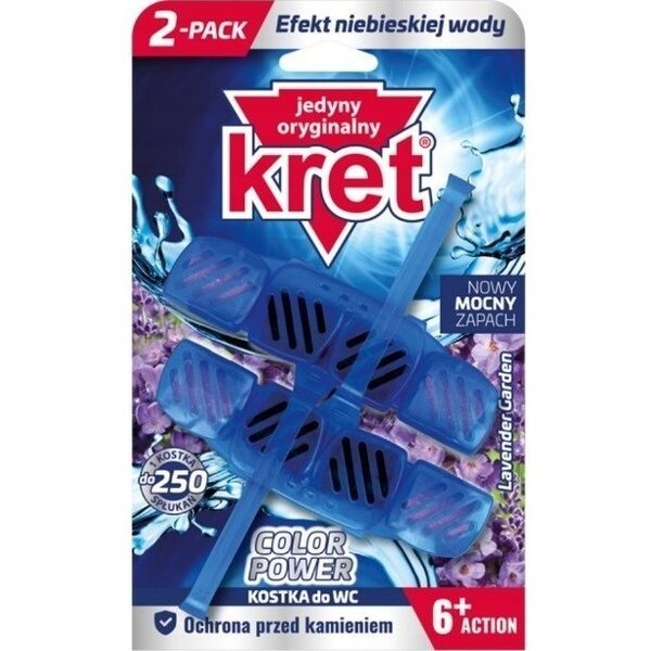 

Туалетный блок Kret Power Lavender 40г*2шт