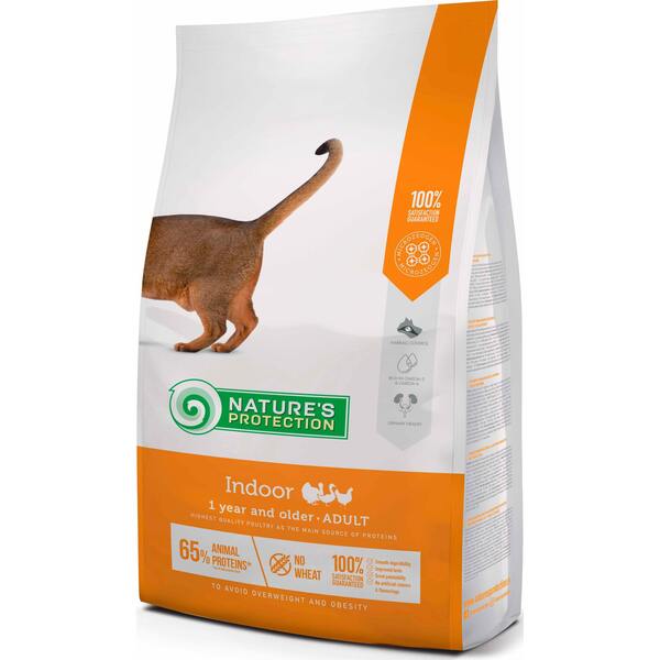 

Сухой корм для котов живущих в помещении Nature's Protection Indoor 2кг