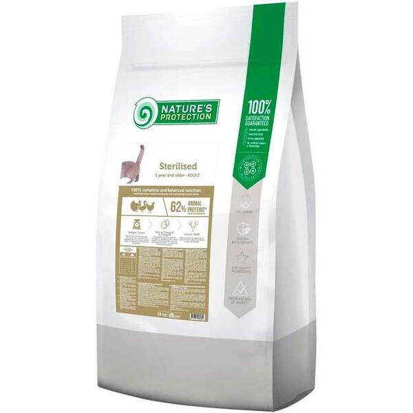 Сухой корм для стерилизованных Nature's Protection Sterilised 18кг