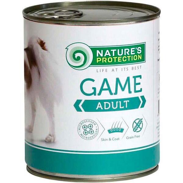 Влажный корм для собак Nature's Protection Adult с дичью 400г
