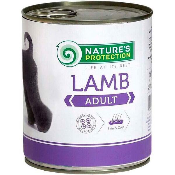 Влажный корм для собак Nature's Protection Adult с ягненком 400г