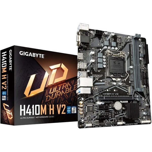 Акція на Материнская плата GIGABYTE H410M H V2 s1200 від MOYO