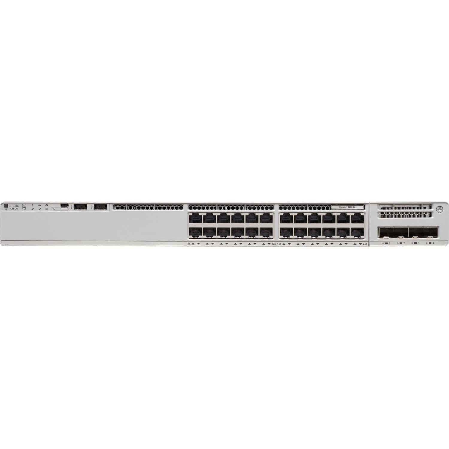 Комутатор Cisco Catalyst 9200L 48-port PoE+, 4 x 1G, Network Essentials (C9200L-48P-4G-E)фото