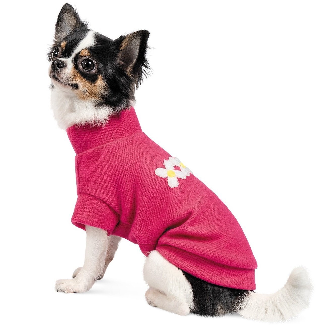 Свитер для животных Pet Fashion Flower XS малиновий фото 