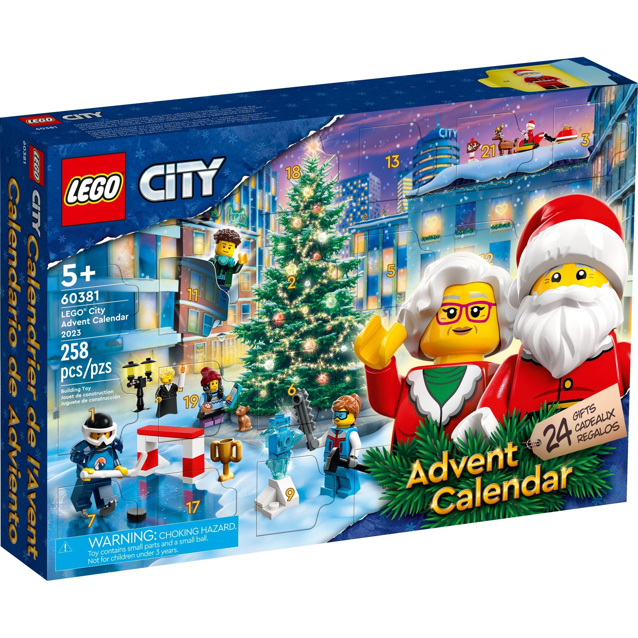 LEGO 60381 Рождественский календарь City фото 1