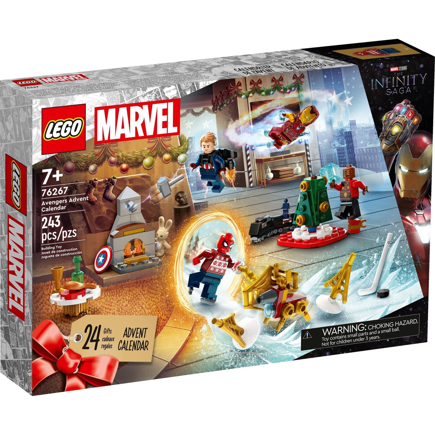 LEGO 76267 Рождественский календарь Marvel «Мстители» фото 
