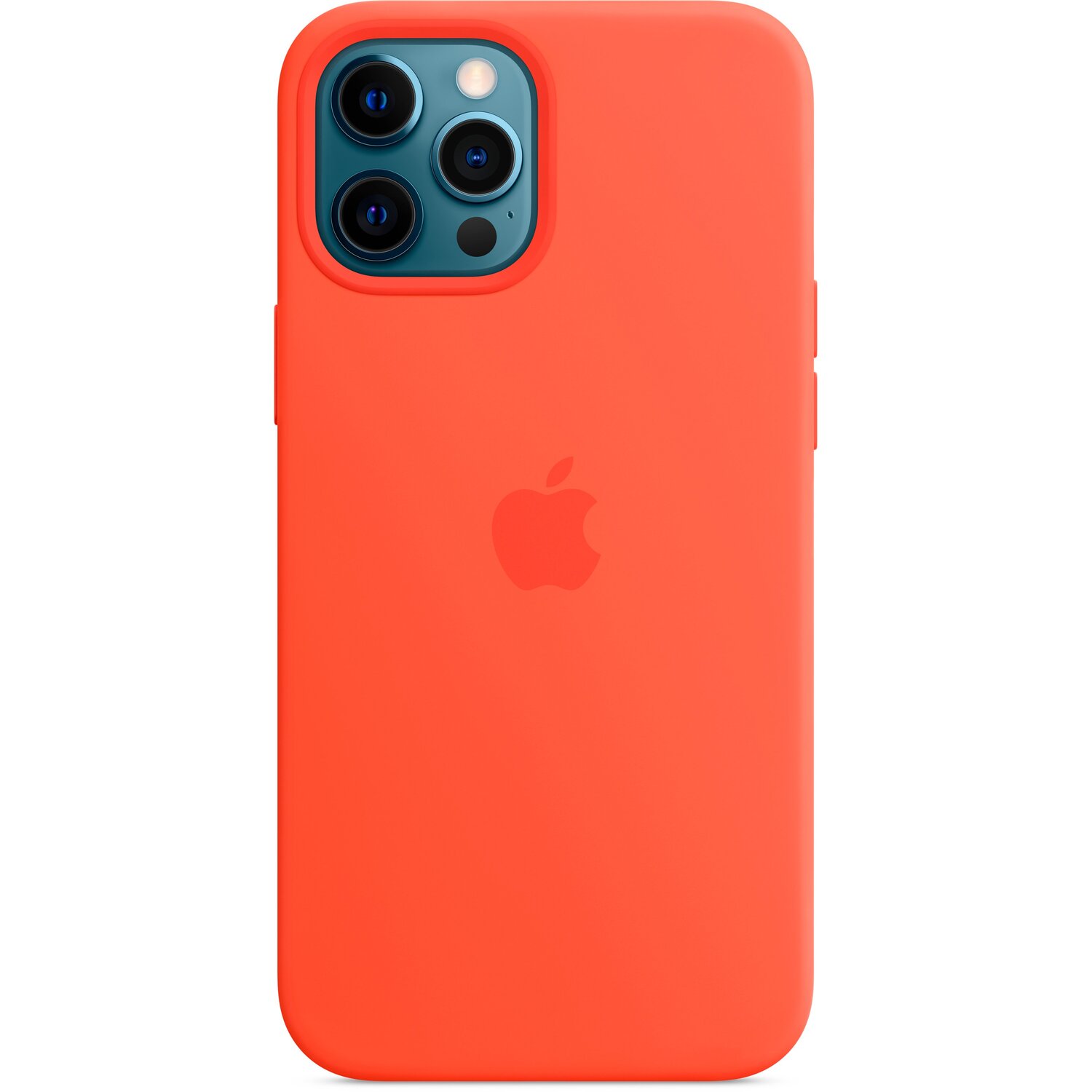 Чохол Apple для iPhone 12 Pro Max Silicone Case with MagSafe, Electric Orange (MKTX3ZM/A)фото