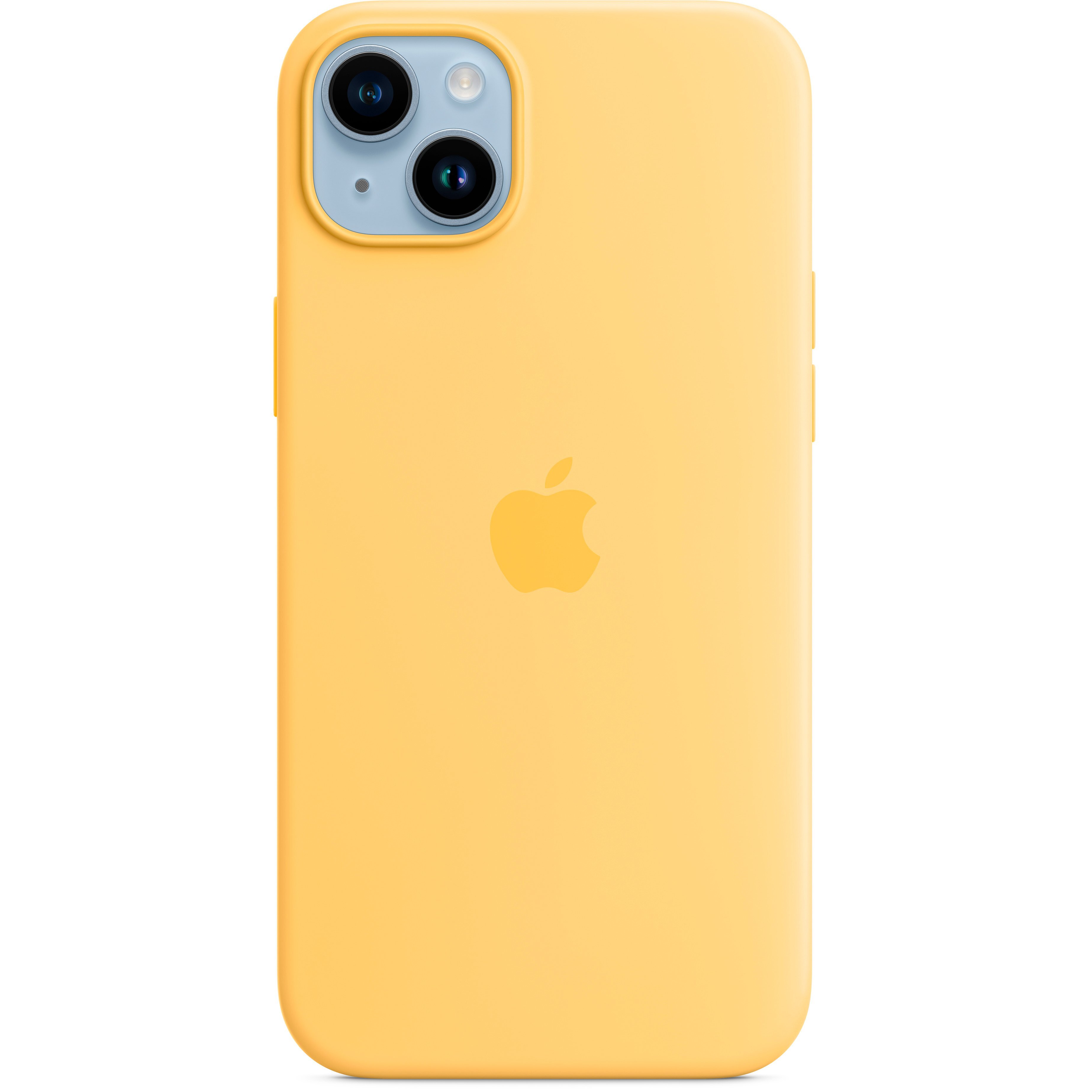 Чохол Apple для iPhone 14 Plus Silicone Case with MagSafe, Sunglow (MPTD3ZM/A)фото1