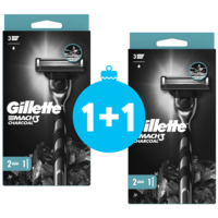 Бритва Gillette Mach 3 Charcoal з 2 змінними картриджами