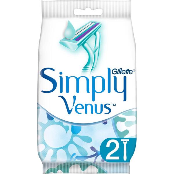 Бритва без сменных картриджей Gillette Venus Simply 2 2шт