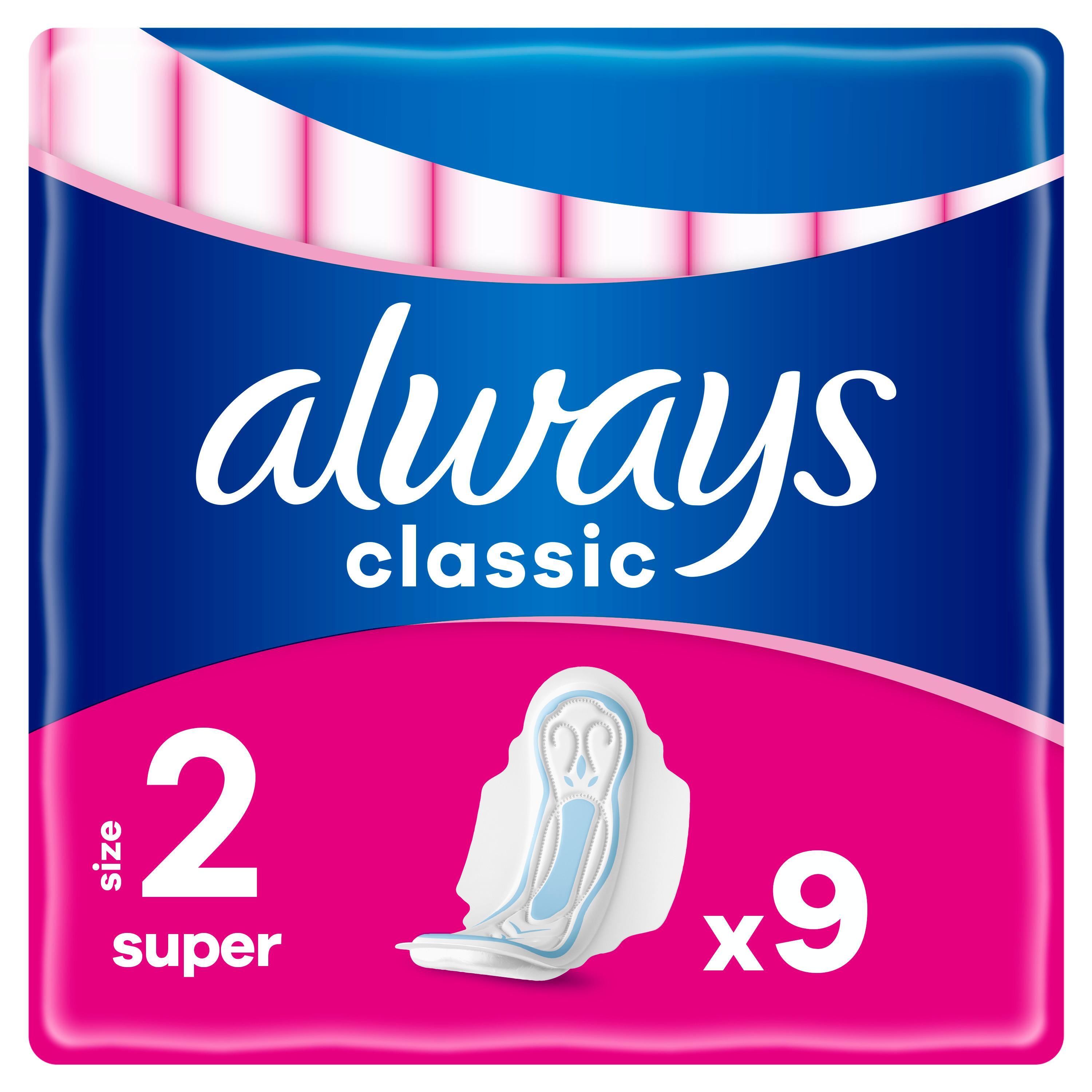 Гігієнічні прокладки Always Classic Super (Розмір 2) 9 штфото1