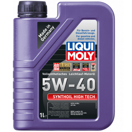 

Масло моторное Liqui Moly Synthoil High Tech 5W-40 1л. (4100420018558)