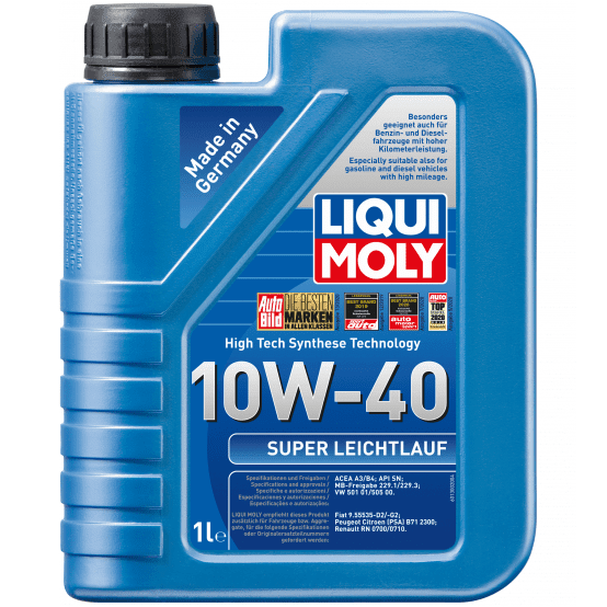 Олива моторна Liqui Moly Super Leichtlauf 10W-40 1л. (4100420019289)фото1