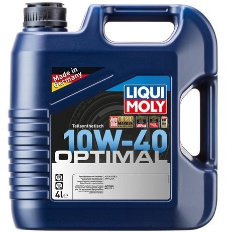 

Масло моторное Liqui Moly Optimal 10W-40 4л. (4100420039300)