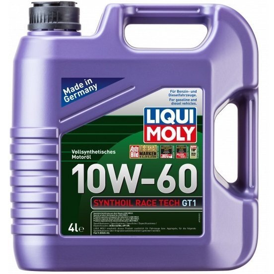 

Масло моторное Liqui Moly Synthoil Race Tech Gt1 10W-60 4л. (4100420075353)