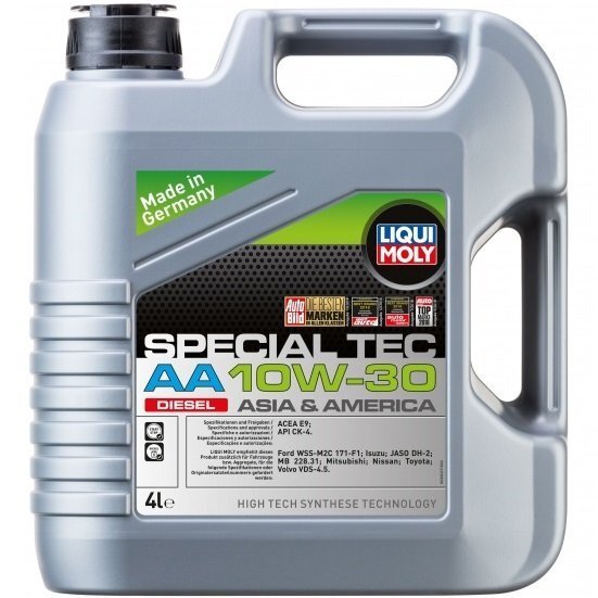 

Масло моторное Liqui Moly Special Tec Aa 10W-30 Diesel 4л. (4100420076138)