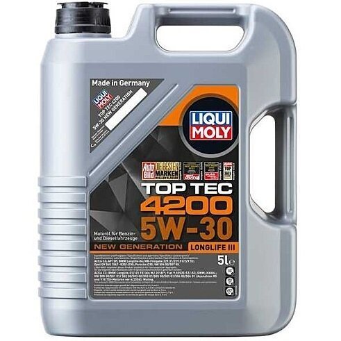 

Масло моторное Liqui Moly Top Tec 4200 5W-30 New Generation 5л. (4100420076619)