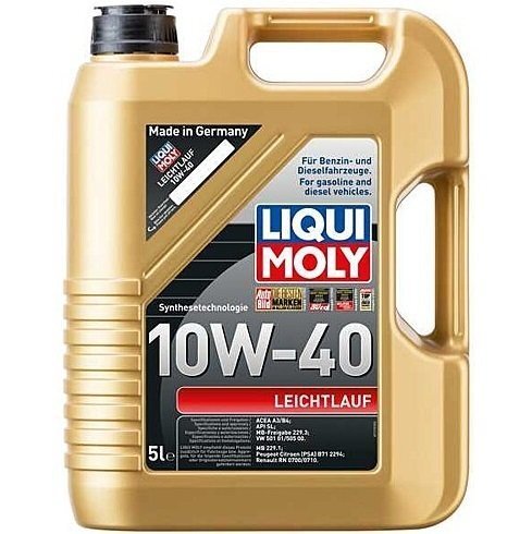 

Масло моторное Liqui Moly Leichtlauf 10W-40 5л. (4100420095023)