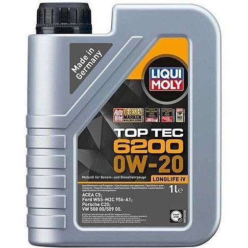 Масло моторное Liqui Moly Top Tec 6200 0W-20 1л. (4100420207877)