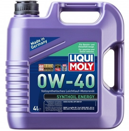 

Масло моторное Liqui Moly Synthoil Energy 0W-40 4л. (4100420024511)