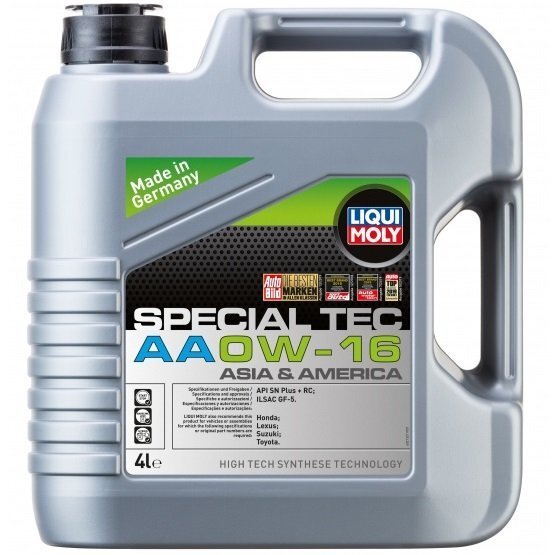 Масло моторное Liqui Moly Special Tec Aa 0W-16 4л. (4100420213274)