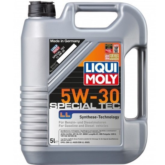 

Масло моторное Liqui Moly Special Tec Ll 5W-30 5л. (4100420024481)