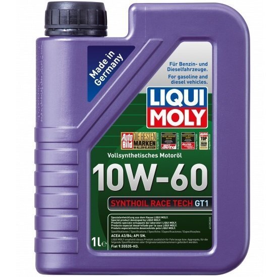 Масло моторное Liqui Moly Synthoil Race Tech Gt1 10W-60 1л. (4100420089084)