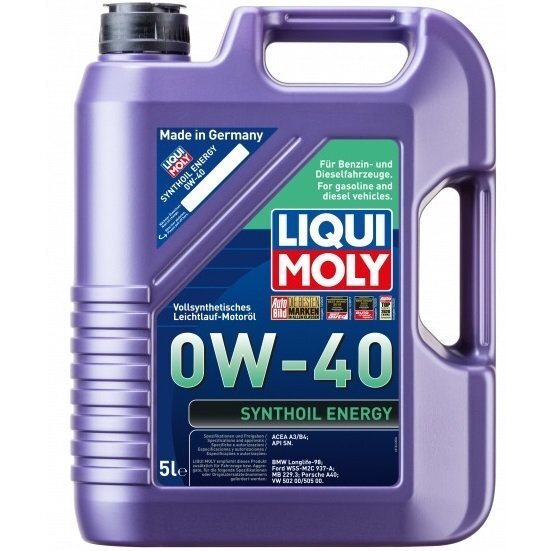 Масло моторное Liqui Moly Synthoil Energy 0W-40 5л. (4100420095153)