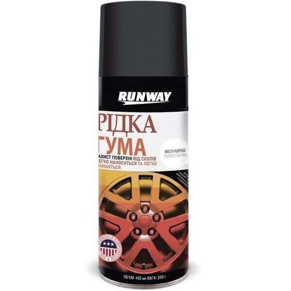 

Жидкая резина Runway черная 450мл (RW6700)