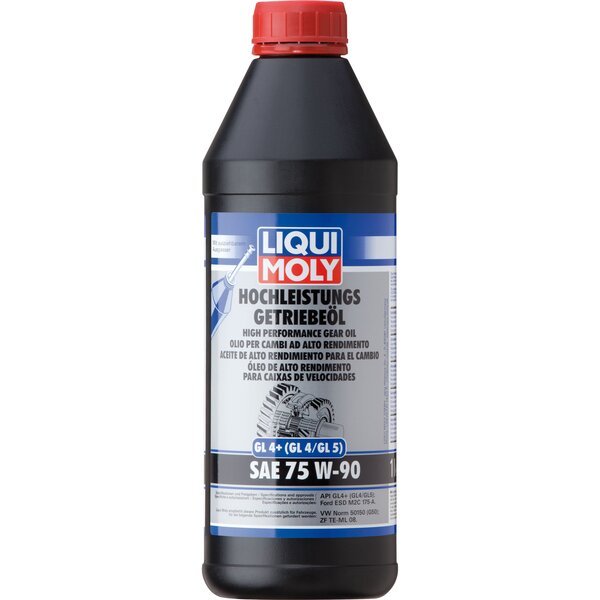 

Масло трансмиссионное Liqui Moly Hochleistungs-Getriebeoil GL4+ (GL4/GL5) SAE 75W-90 1л. (4100420039799)