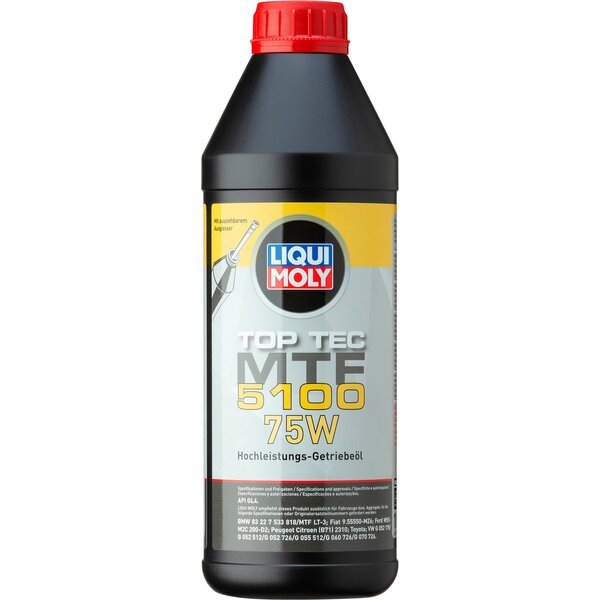 

Масло трансмиссионное Liqui Moly Top Tec Mtf 5100 75W 1л. (4100420208423)