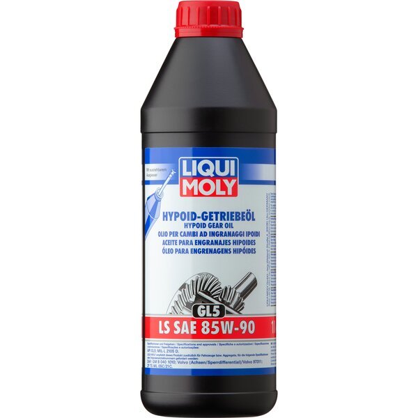 

Масло трансмиссионное Liqui Moly Hypoid-Getriebeoil GL5 85W-90 Ls 1л. (4100420014109)