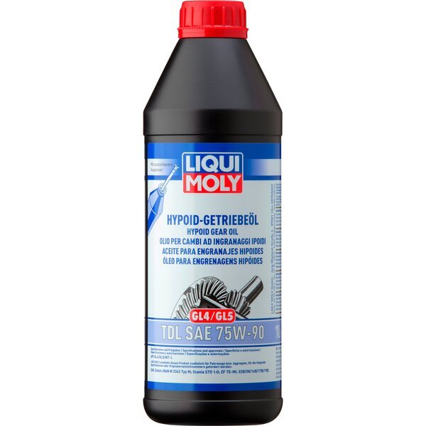 Масло трансмиссионное Liqui Moly Hypoid-Getriebeoil GL4/GL5 TDL SAE 75W-90 1л. (4100420014079)