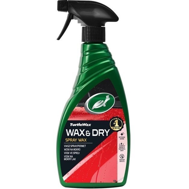 Полироль Turtle Wax для влажного кузова Wax & Dry, 500мл. (52795) фото 1