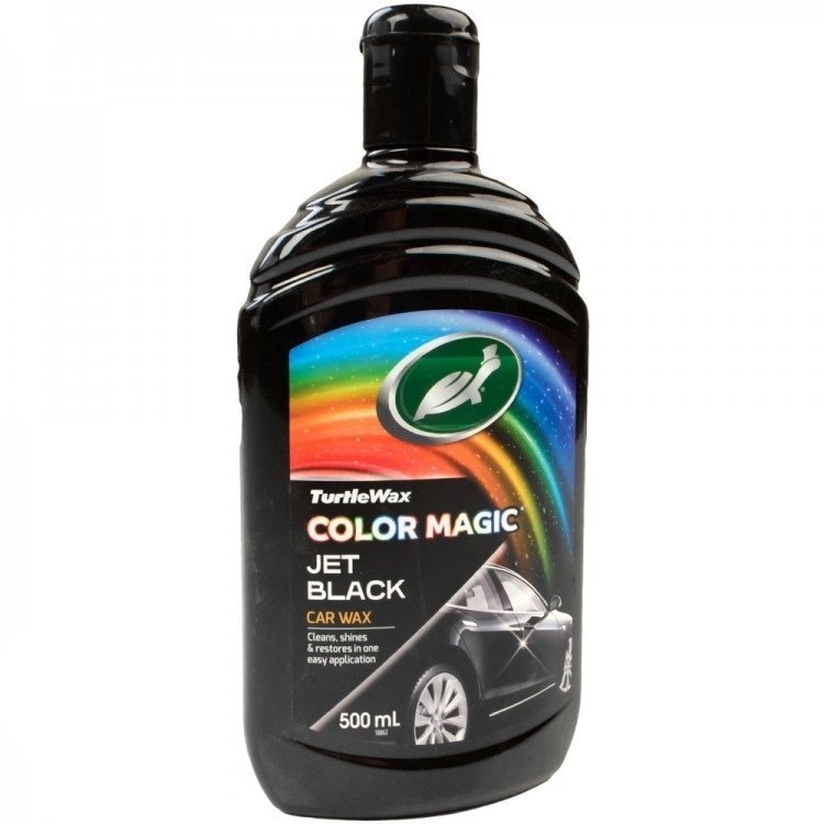 Полироль Turtle Wax цвет обогащенный Черный Color Magic 500мл. Extra Fill (53237) фото 
