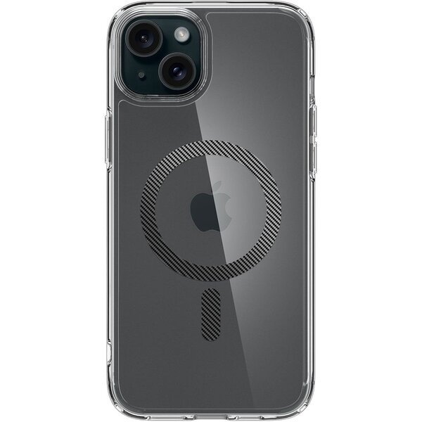 

Чехол Spigen для Apple iPhone 15 Ultra Hybrid MagFit, Carbon Fiber (ACS06805)