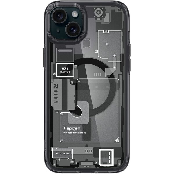 

Чехол Spigen для Apple iPhone 15 Plus Ultra Hybrid MagFit, Zero One (ACS06664)