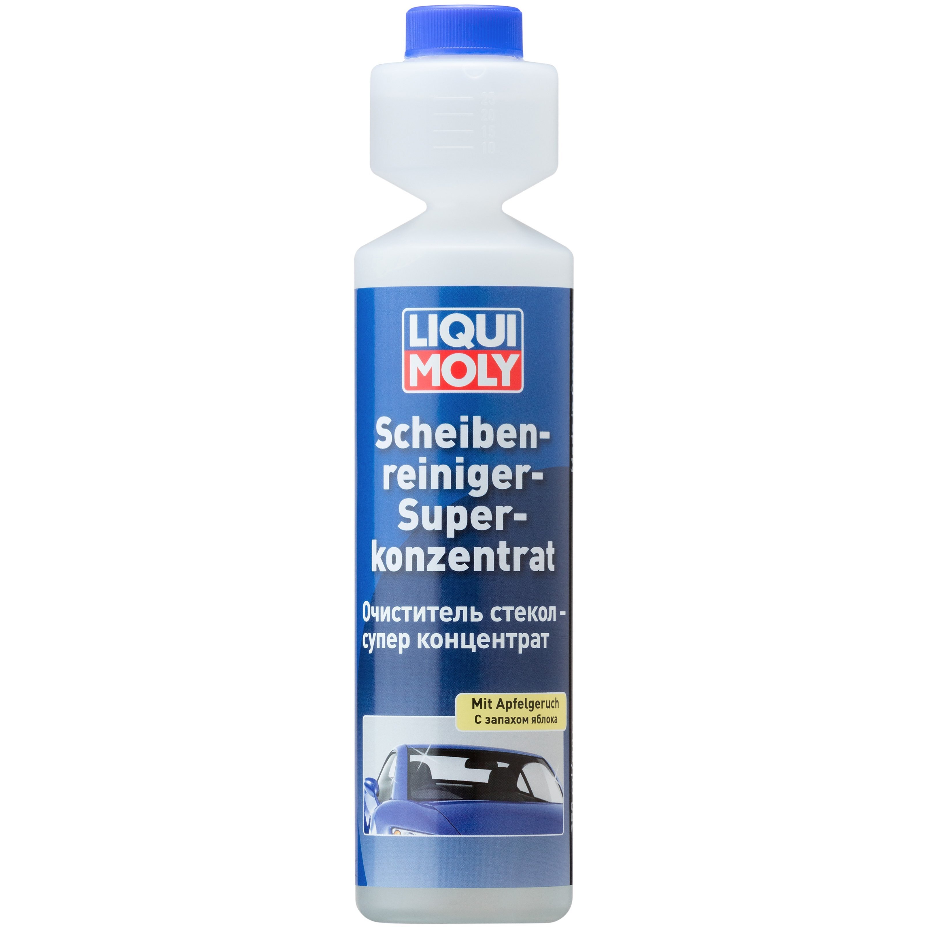 Очиститель Liqui Moly для стекла - 1:100 Яблоко Scheiben-Reiniger-Super-Konz (Mit Apfelgeruch) 0,25л (4100420023804) фото 1