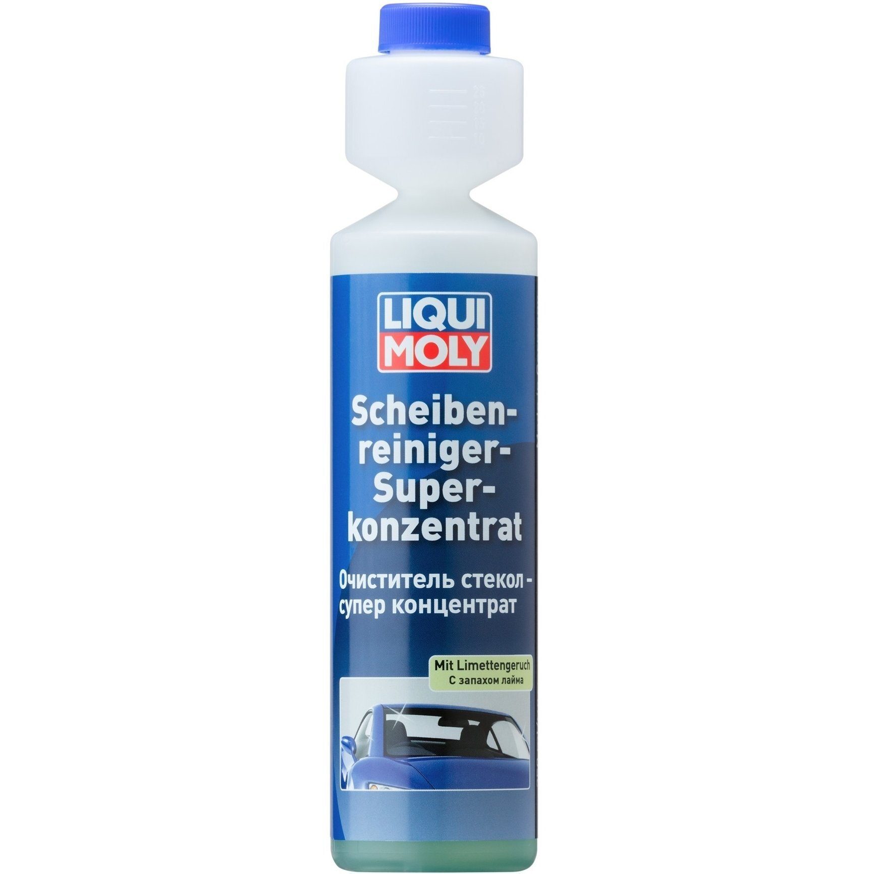 Очиститель Liqui Moly для стекла - 1:100 Лайм Scheiben-Reiniger-Super-Konz (Mit Limettengeruch) 0,25л (4100420023859) фото 1