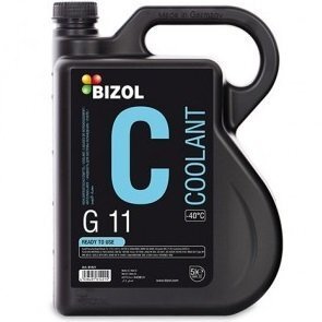 Антифриз Bizol Coolant G11 -40°C ready to use 5л (B81421) фото 