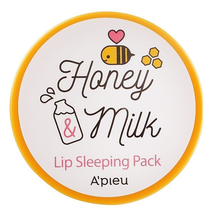 Маска для губ ночная A&#039;pieu Honey&amp;Milk Lip Sleeping Pack молочно-медовая 6,7г фото 