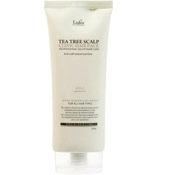 

Маска для кожи головы La'dor Tea Tree Scalp Clinic Hair Pack с экстрактом чайного дерева 200мл