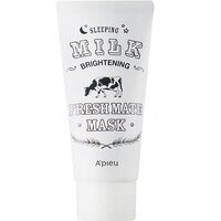 Маска для обличчя нічна Apieu Fresh Mate Milk Mask із екстрактом молока 50мл