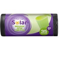 Сміттєві пакети Solar 35л*30шт