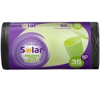 Мусорные пакеты Solar 35л*50шт