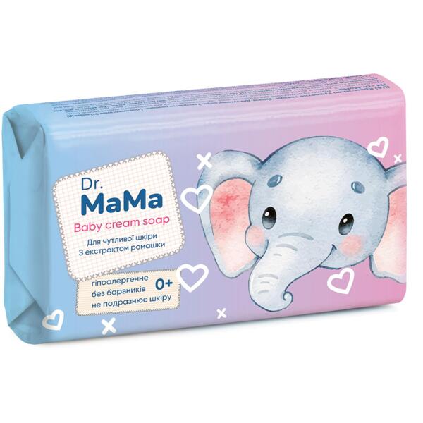 

Мыло детское для чувствительной кожи Dr.Mama с ромашкой 90г