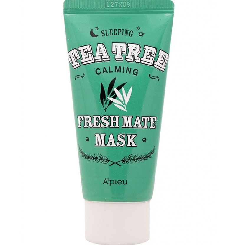 Маска для обличчя нічна Apieu Fresh Mate Tea Tree Calming Mask з олією чайного дерева 50млфото