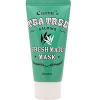 Маска для обличчя нічна Apieu Fresh Mate Tea Tree Calming Mask з олією чайного дерева 50мл